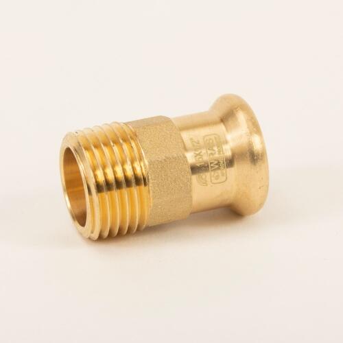 An image of the Flowflex Copper Press Male Adaptor, product code: 6243GM