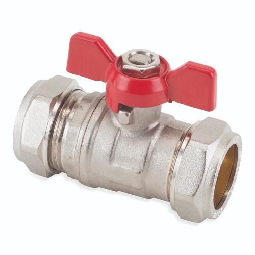 An image of the Flowflex Butterfly Handle Compression Ball Valve, product code: 611