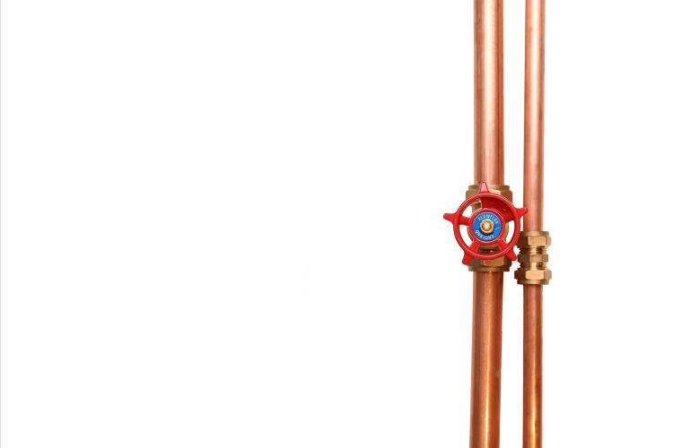 Flowflex gate valve mounted alongside compression coupler